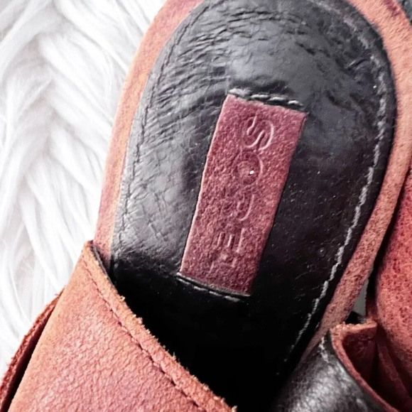 SOREL | Addington Lace Up Sandal Rustic Orange/Brown Block Heel | Size 8 - Picture 11 of 11